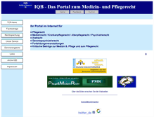Tablet Screenshot of iqb-info.de